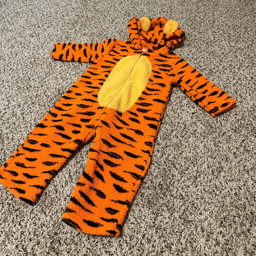 Fuzzy Tiger / Tigger Costume or Cold Weather Layer